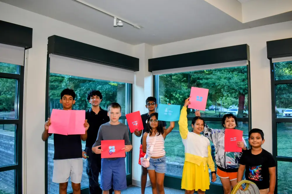 Students at the circulatory system workshop (1 of 18)