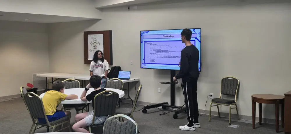 Students at the epidemiology workshop (5 of 6)