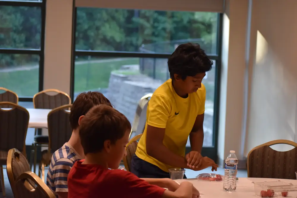 Students at a 4-H community science workshop (1 of 8)
