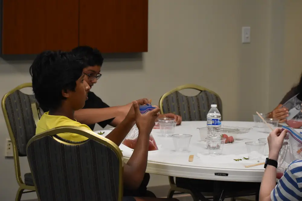 Students at a 4-H community science workshop (4 of 8)