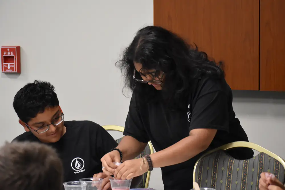 Students at a 4-H community science workshop (6 of 8)