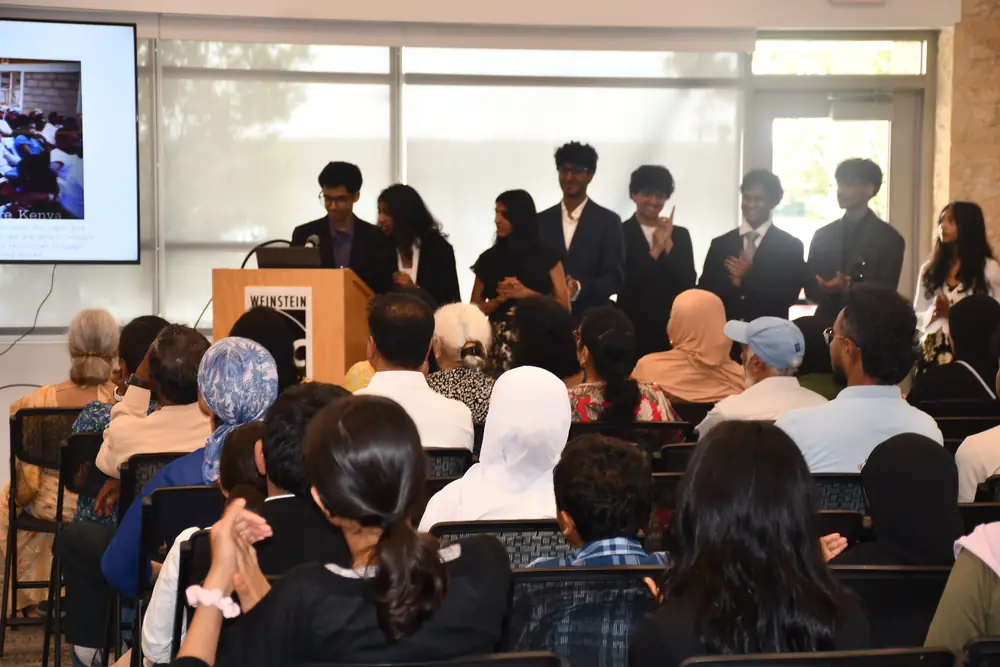 A presenter and audience at the research symposium (6 of 10)