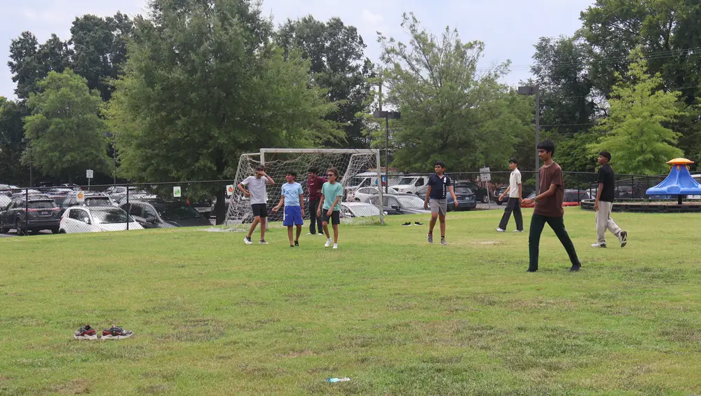 Students during downtime at camp (4 of 5)