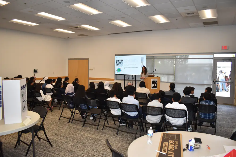 A candid moment from the Summer Research Camp (1 of 61)
