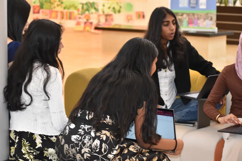 A candid moment from the Summer Research Camp (2 of 61)