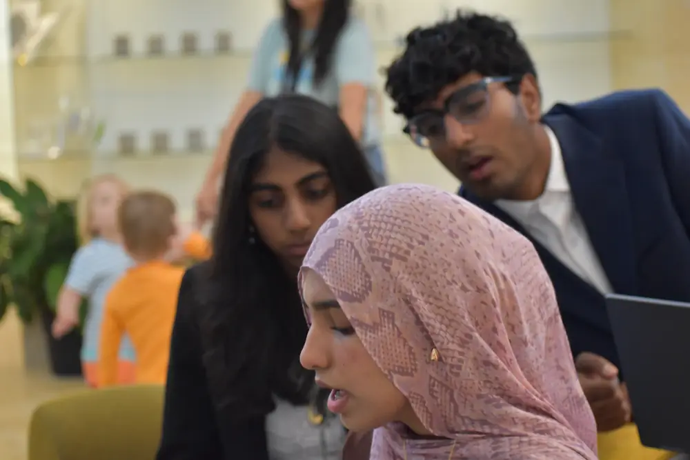 A candid moment from the Summer Research Camp (4 of 61)