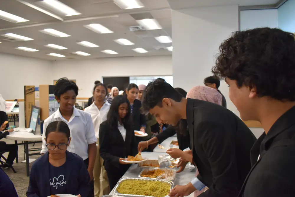 A candid moment from the Summer Research Camp (51 of 61)