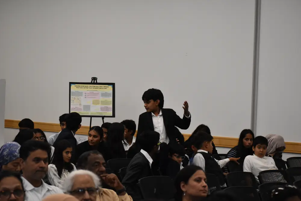 A candid moment from the Summer Research Camp (58 of 61)