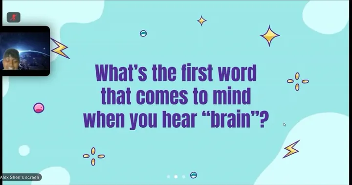 Discussion prompt: What’s the first word that comes to mind when you hear brain?