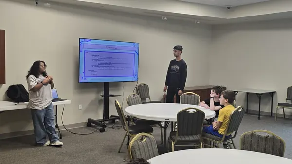 Students at the introduction to bioinformatics workshop